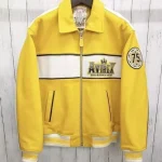Men's Avirex Classic King 75 Yellow Aviator Jacket - Front