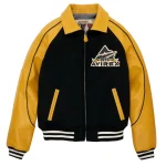 Mens Avirex Classic Wool Leather Varsity Jacket - Front