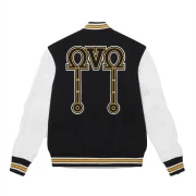 OVO Omega Varsity Jacket Black - Image 2