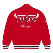 OVO x NBA Bulls Varsity Jacket - Image 2