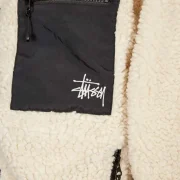 Stussy 2022Fw Sherpa Venus Lambswool Outer Fleece Padded Jacket - Image 4