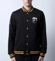 Stüssy Black 8 Ball Varsity Jacket - Image 3