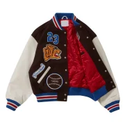 Supreme Tiger Brown & White Varsity Jacket