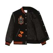 Supreme Team Black Varsity Jacket - Image 3