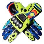 Valentino Rossi Motorbike Racing Leather Gloves