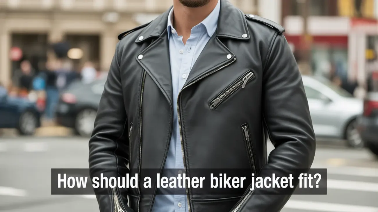 How Should a Leather Biker Jacket Fit?