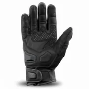 Premium Leather CE Motorcycle Gloves with Short Cuff