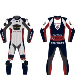 Custom Leather Motorcycle Racing Suits with Logo & Protection